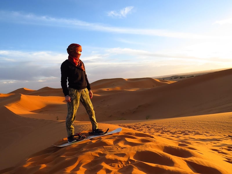 Sandboarding adventure